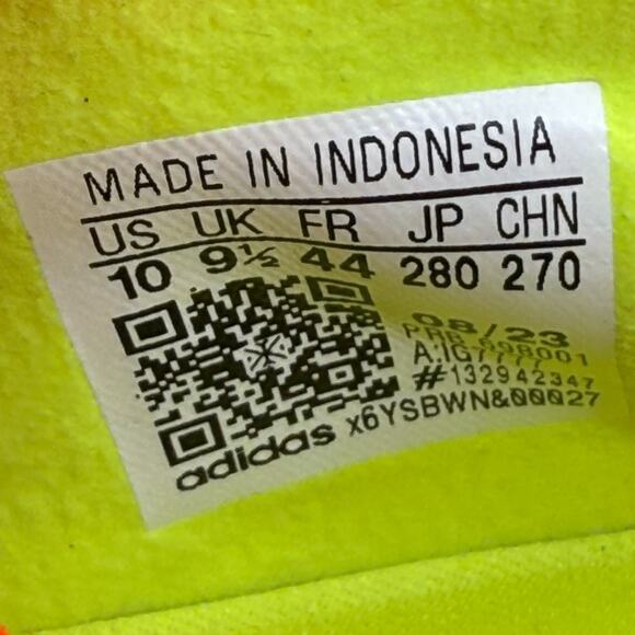 Adidas Predator 24 Pro FG Men’s Size 10 Soccer Cleats 'Black Solar Red' NEW - Picture 9 of 10